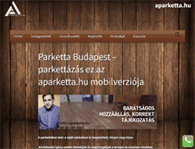 Tablet Screenshot of aparketta.hu